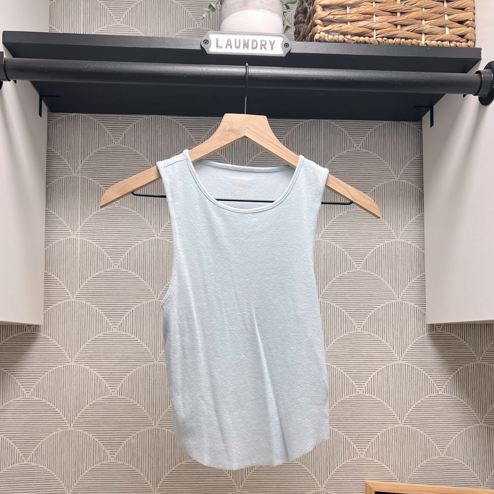 American Eagle tank, light powder blue, size Medium